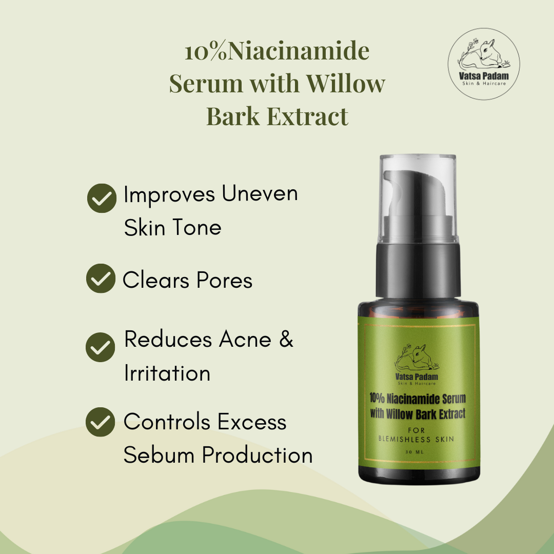 10% Niacinamide Serum with Willow Bark Extract